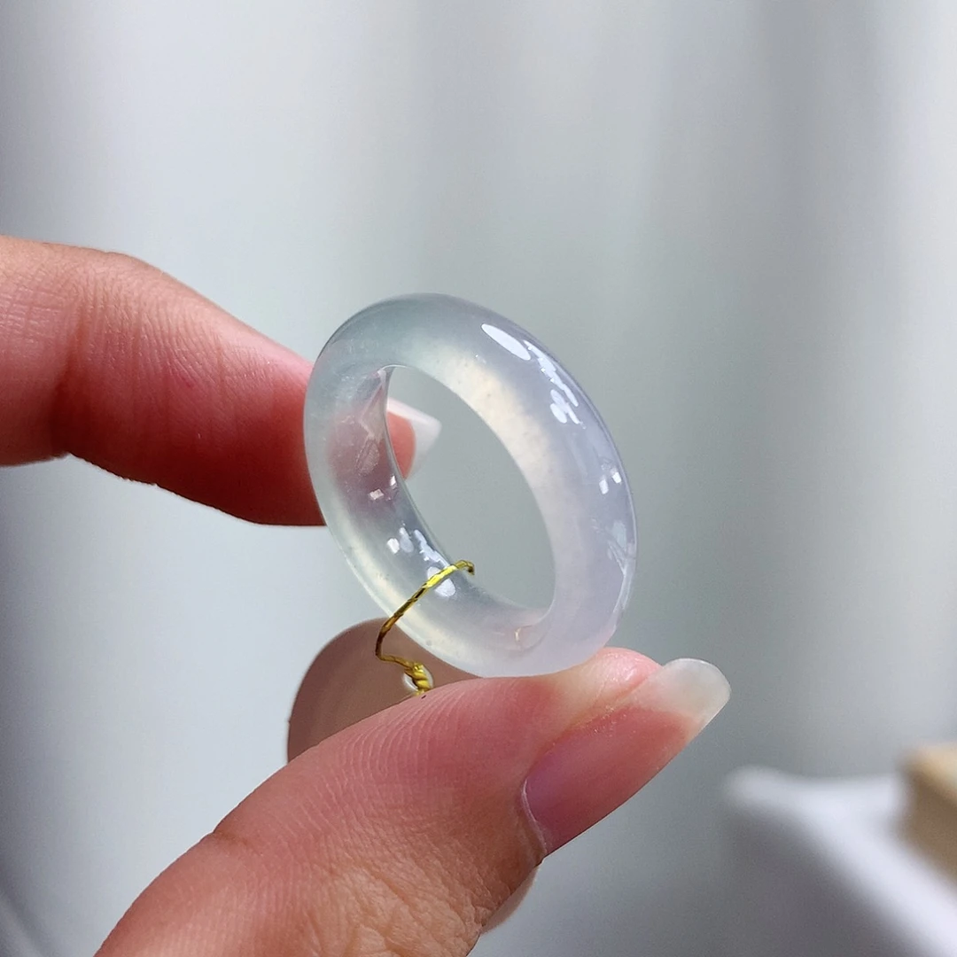 未镶嵌戒指翡翠14圈