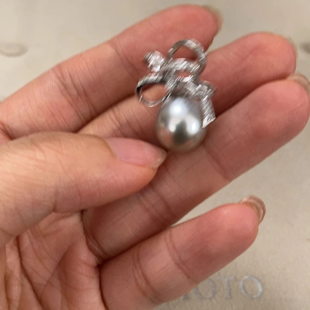 海水珍珠颈饰银S925镶嵌