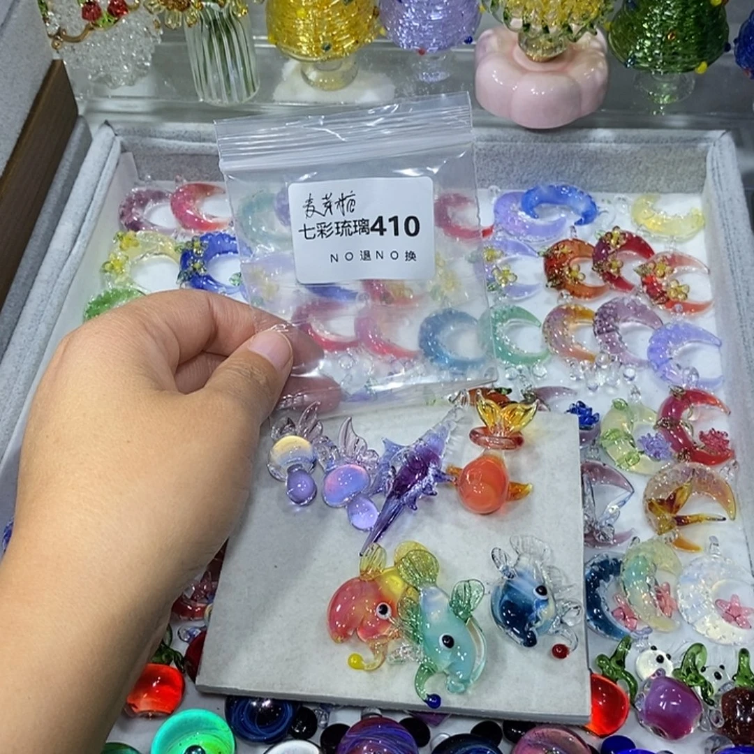 *****颈饰玻璃410七个挂件
