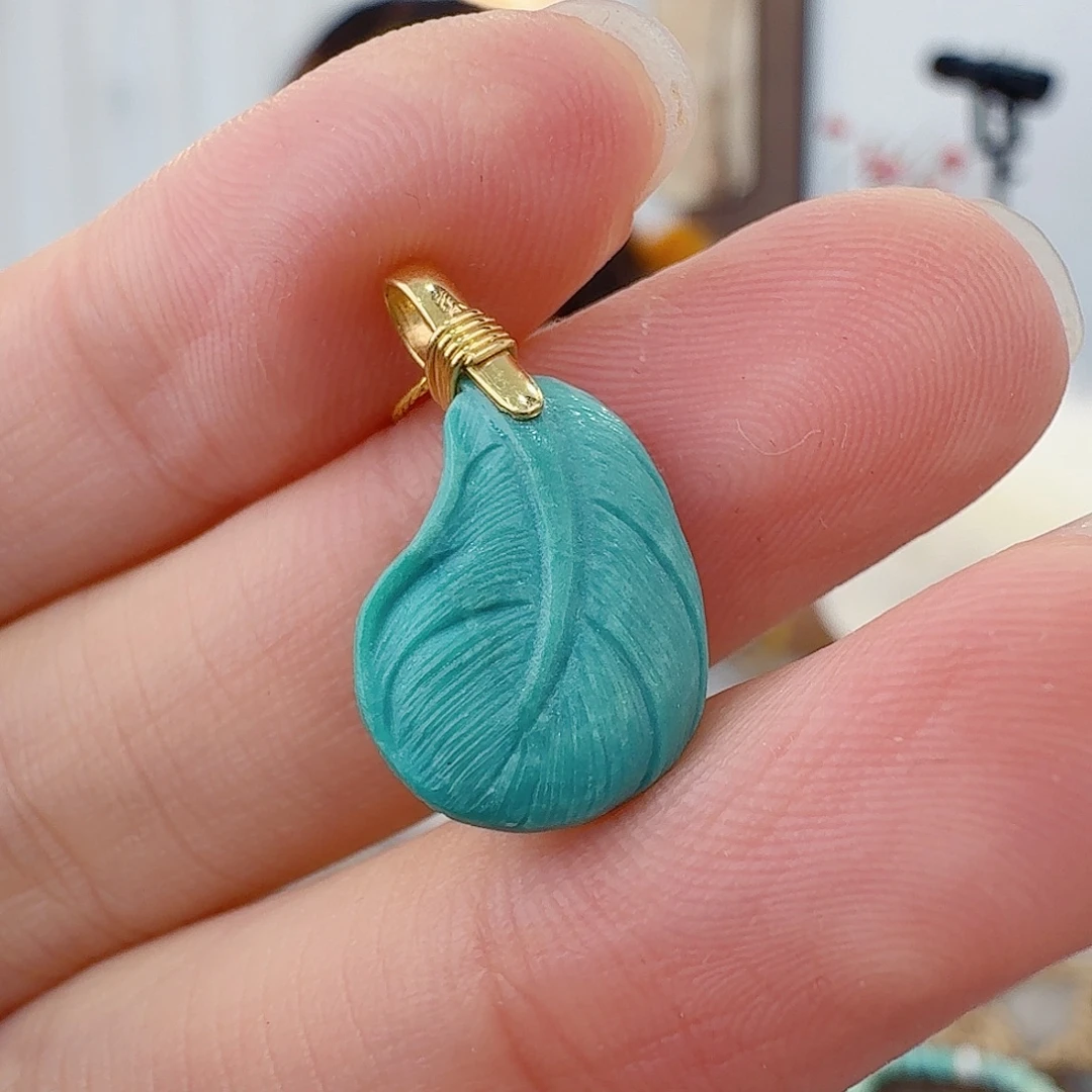 绿松石18K金镶嵌珠宝奇石