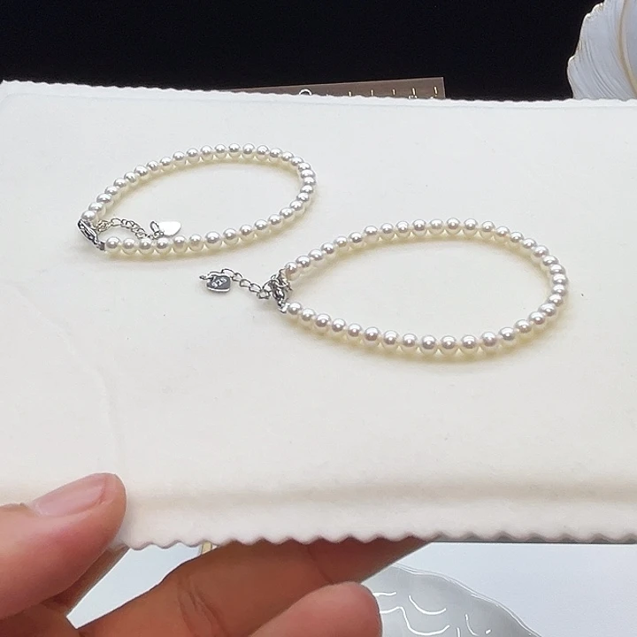 钛钢手绳淡水珍珠