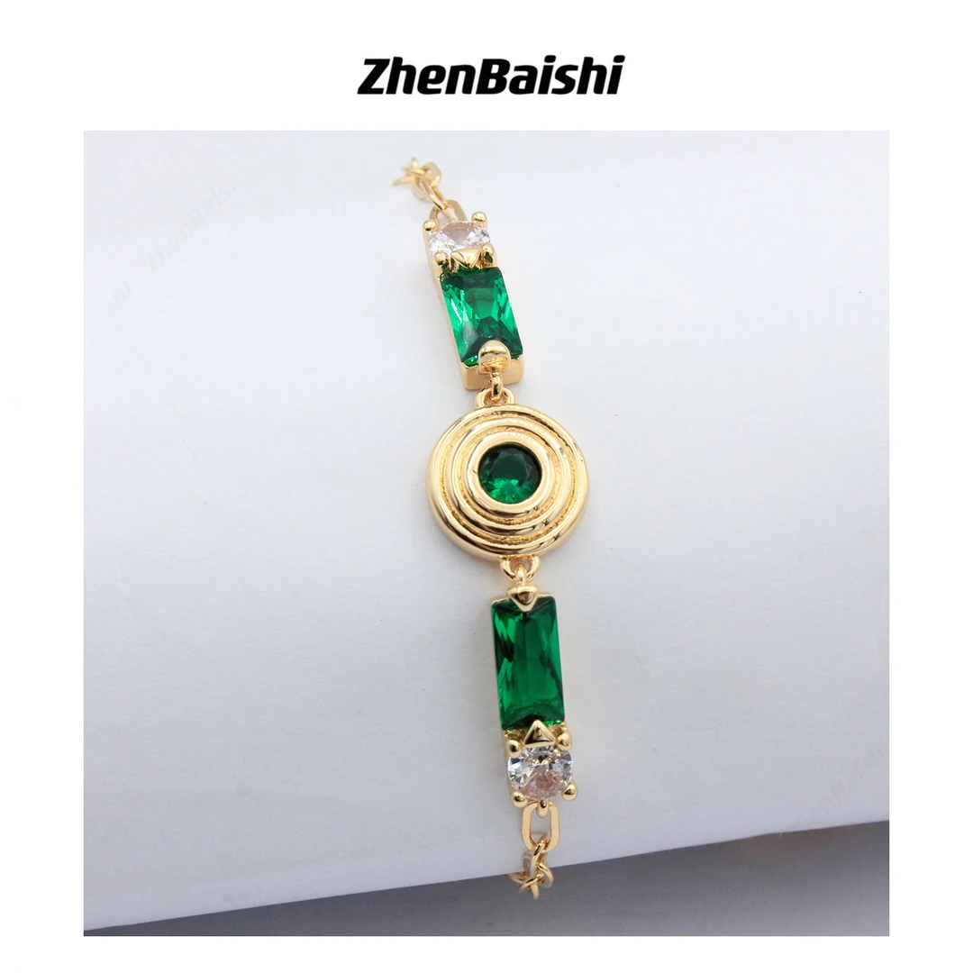 铜合金锆石手链 简约时尚精致百搭手链【20838】