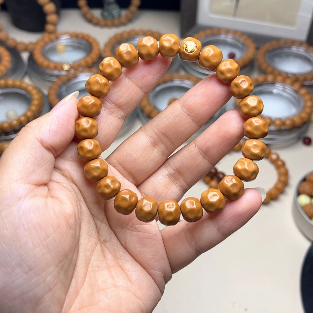 猴头核桃手串无暇奶酪10