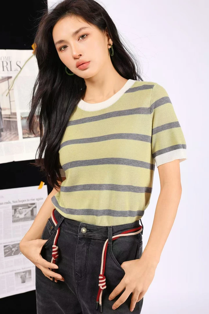 气质针织短袖741599