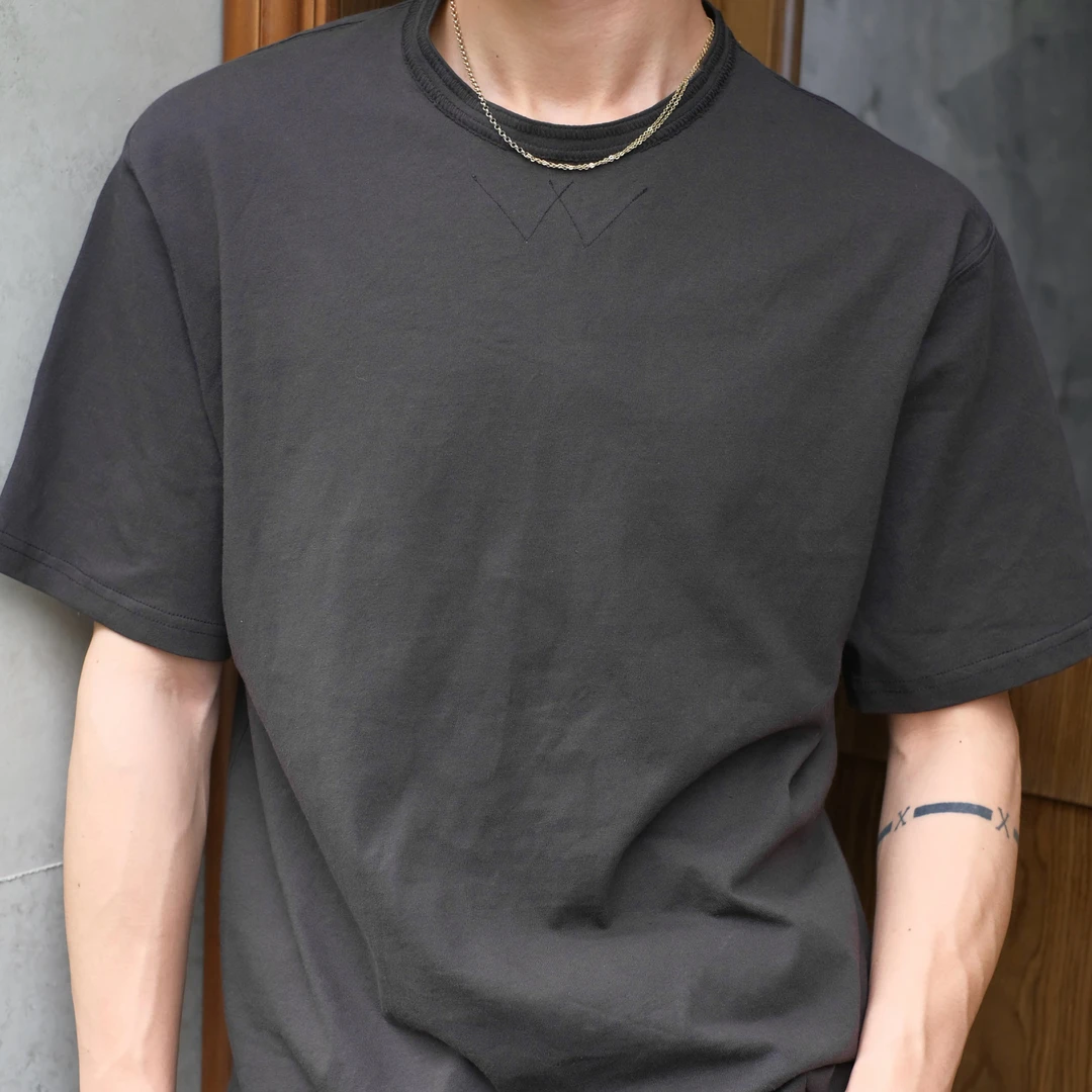 oarism 25SS 立体剪裁T恤新品男女宽松235g磨毛洗水复古休闲短袖