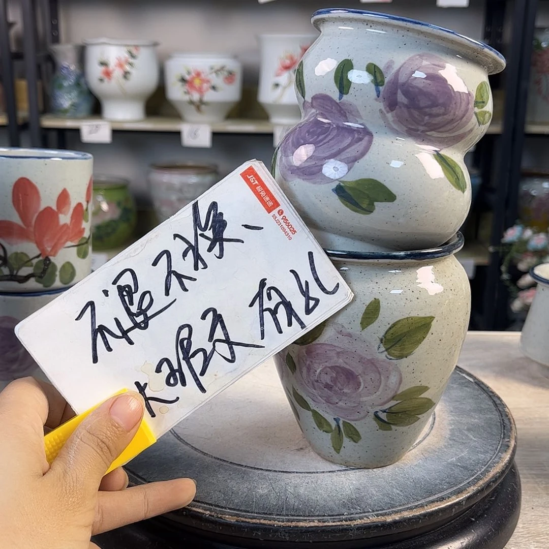 罐越****肉1xc景德镇陶瓷花盆