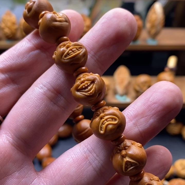 手串/手链橄榄核1.3  胖子百态  16颗