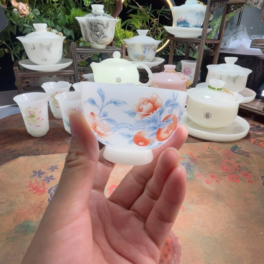 冰晶璞玉榴开百子圆融杯60ml