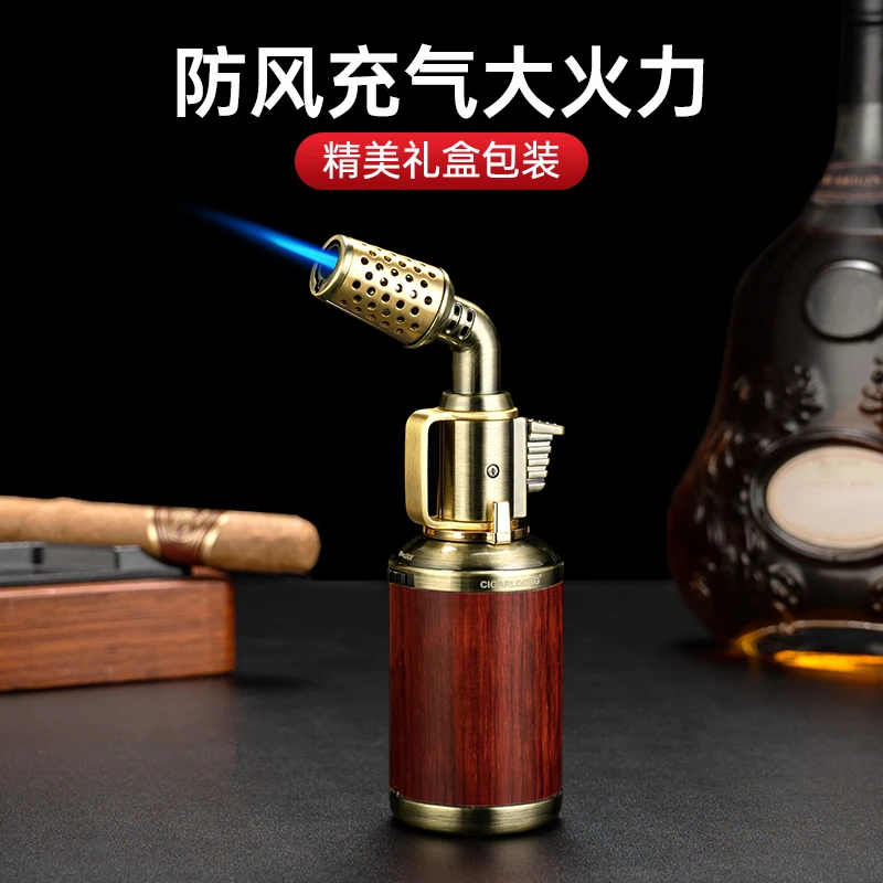 茄龙直冲雪茄打火机防风喷枪便携礼盒耐高温户外点烟器CLB-23HN1