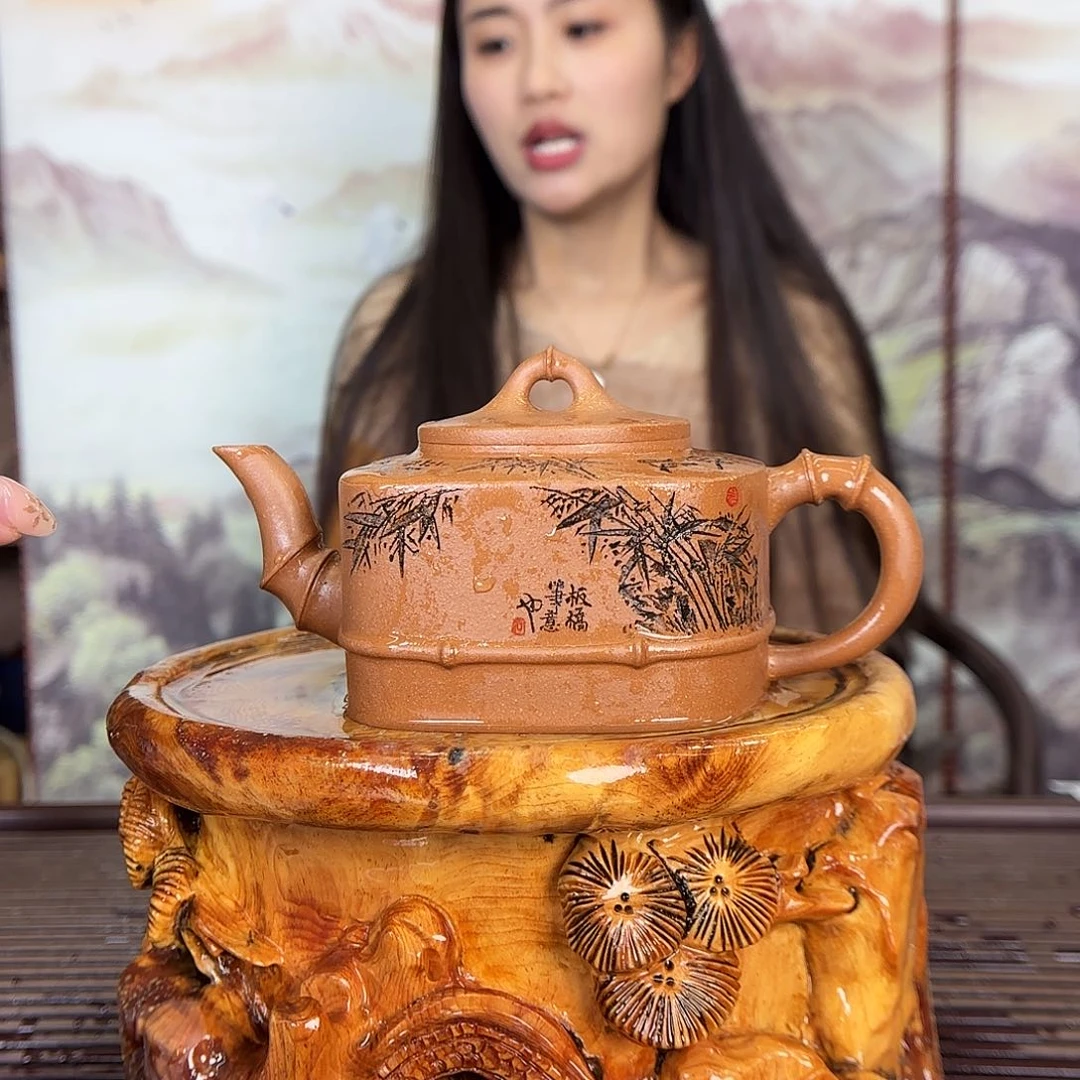 紫砂茶壶范永芳老师。450c c