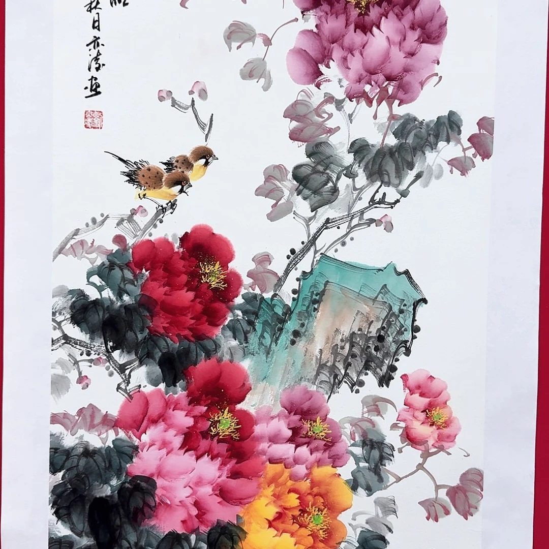 国画刘老师5平尺精品