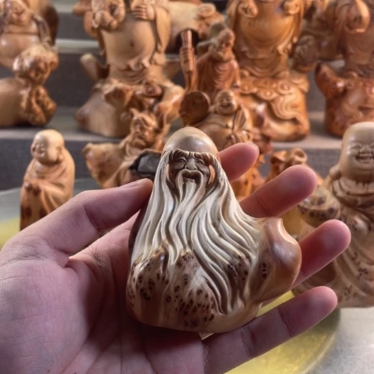 柏木（崖柏）崖柏工艺品手把件