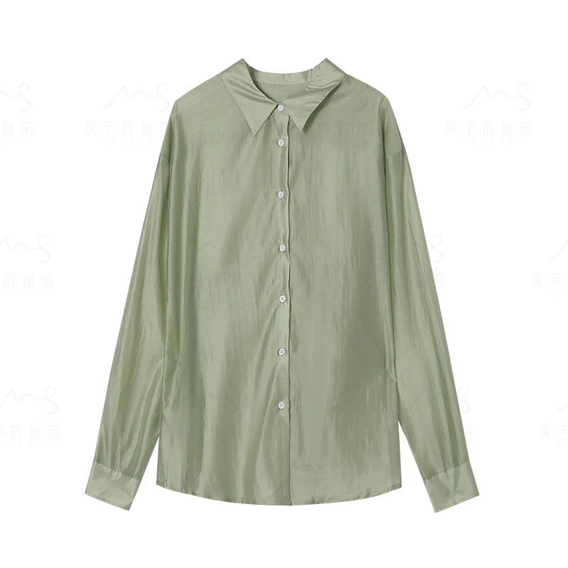 【断码清货】莱赛尔天丝抗皱防晒衬衫CS-Y523-82371