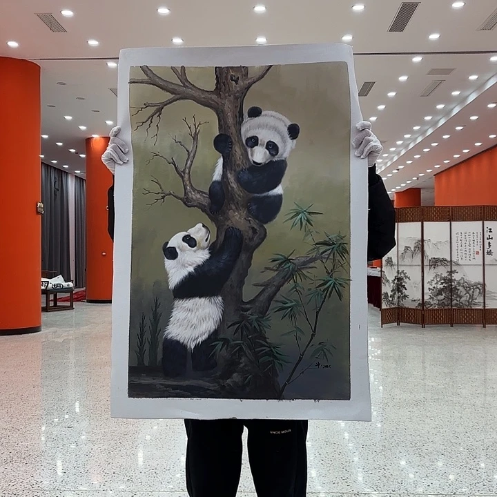 国画二郎老师国际展览原作