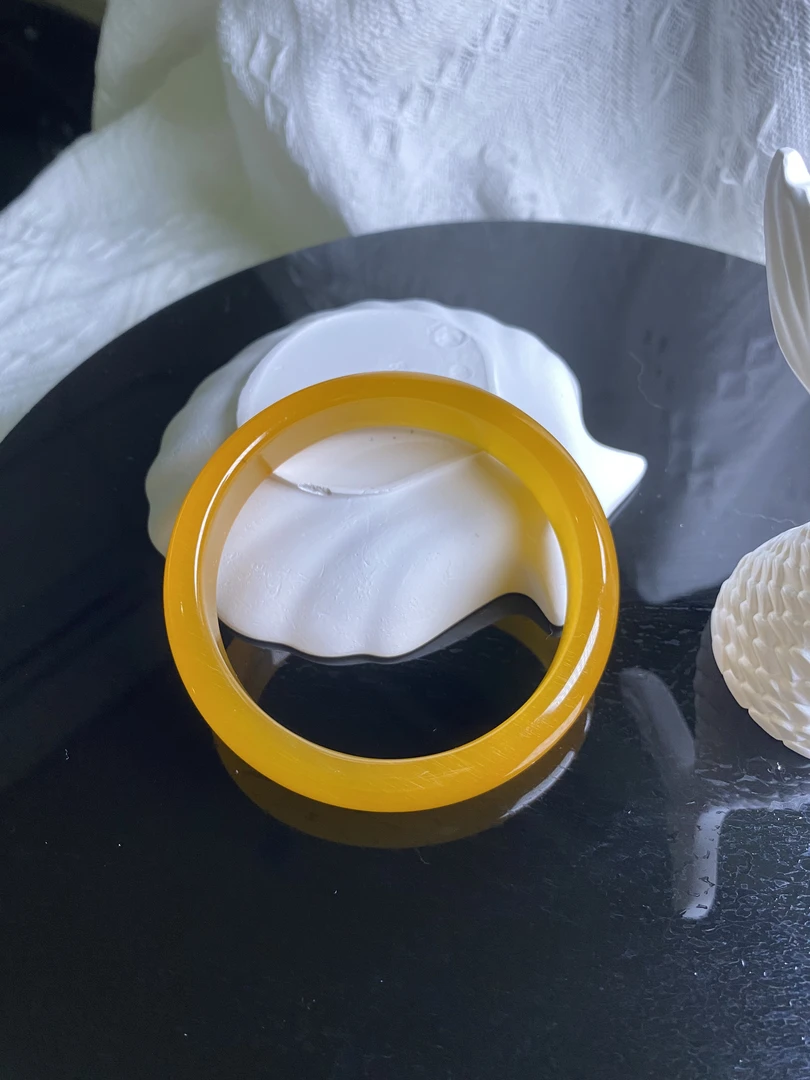 黄色猫眼手镯随机发一X41