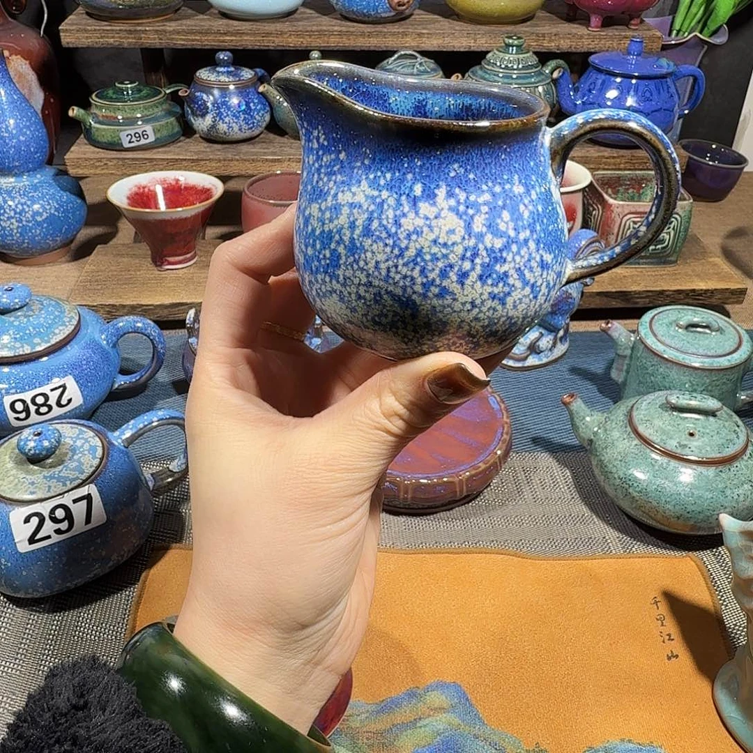 微瑕茗欣钧窑高温钧瓷