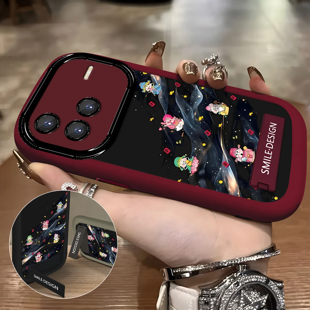 适用于【VIVO】X80新款时尚高级感财神到我家防摔手机壳