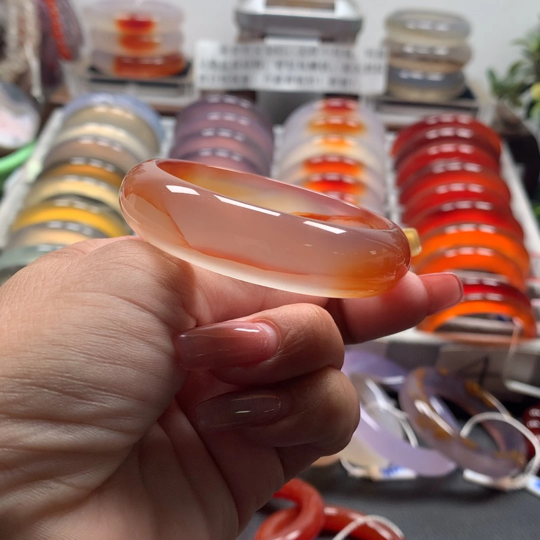 手镯玛瑙/玉髓未镶嵌?****ᰔ