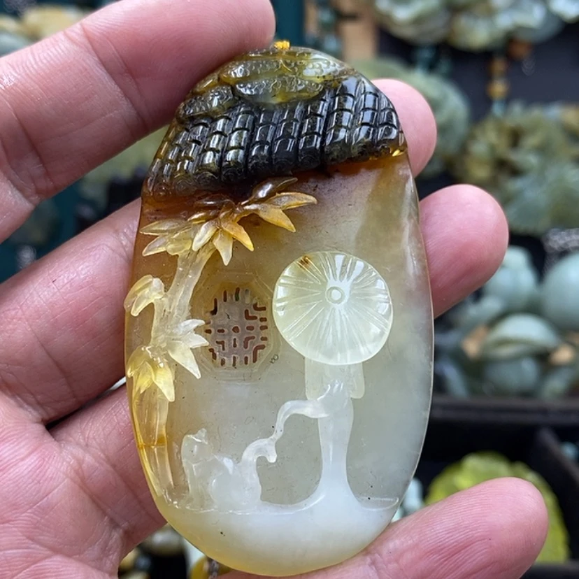 【闪购商品】未镶嵌岫玉吊坠