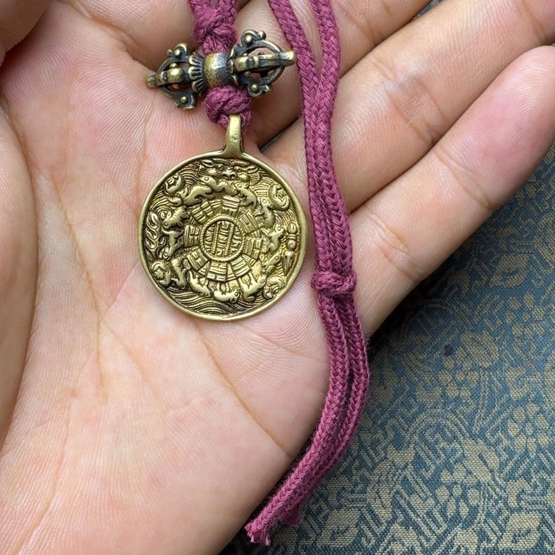 玻璃颈饰醉*烟藏式风格小九宫