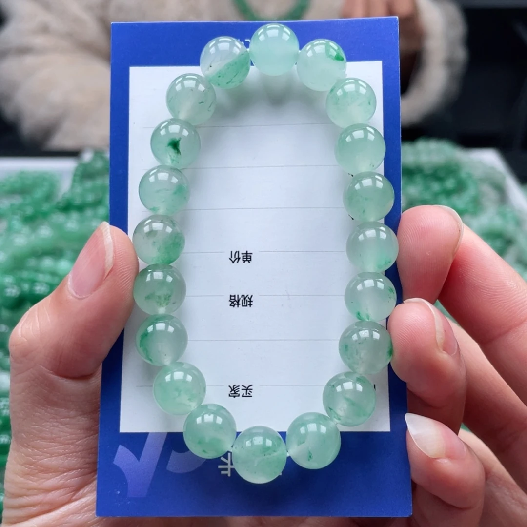 未镶嵌手串石英质玉（非洲翠）