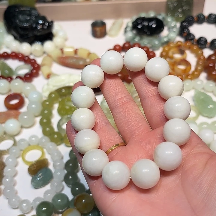 蛇纹石玉未镶嵌手串