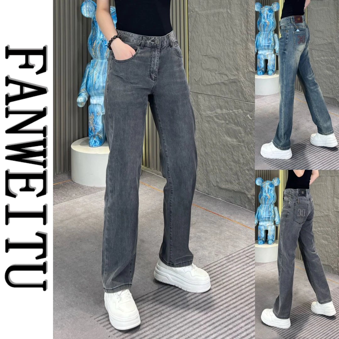 夏季新款男士长绒棉直筒牛仔裤美式痞帅微弹透气修身显瘦长裤3310