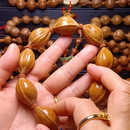 手串/手链橄榄核橄榄核手串铁核四花2.0