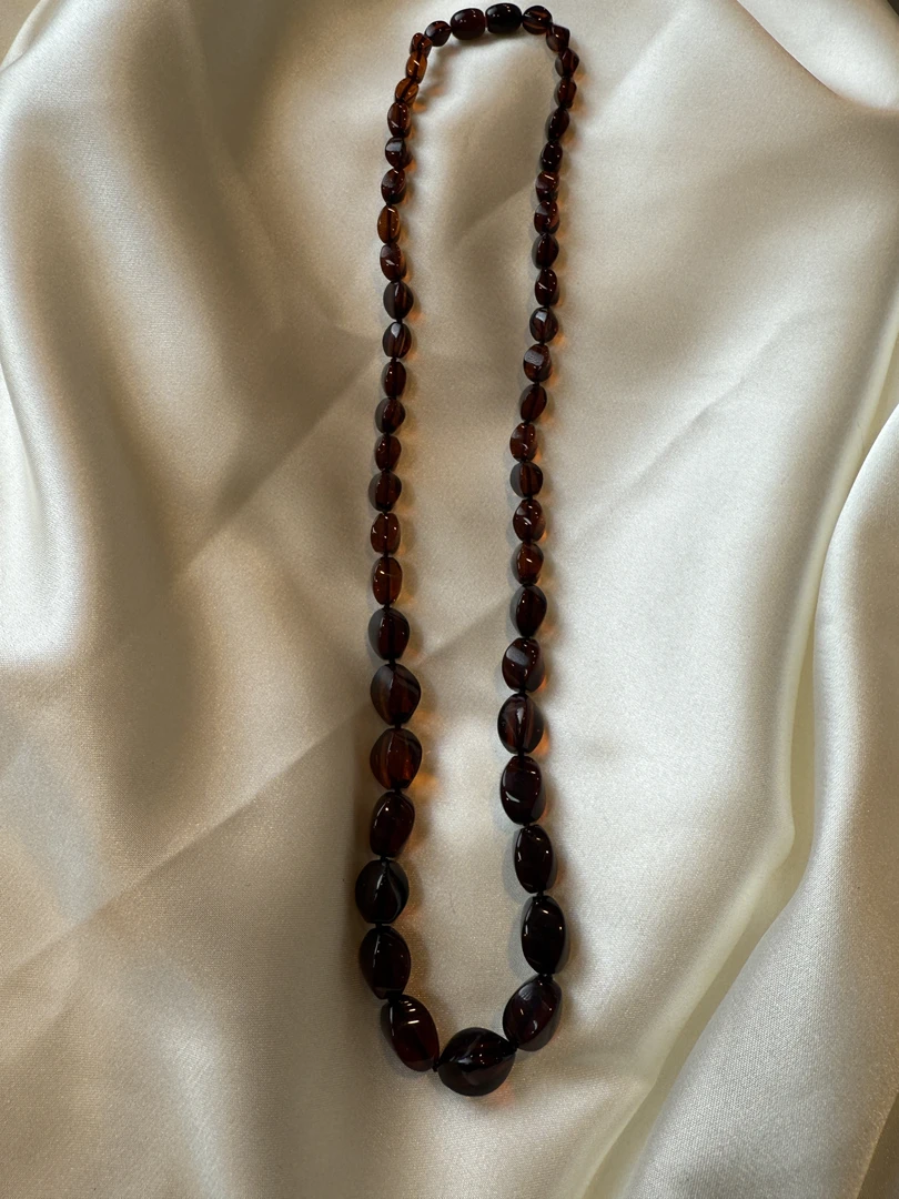 乔美琥珀首饰精美项链