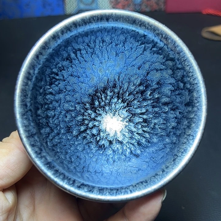 茶盏百花束口盏主人杯