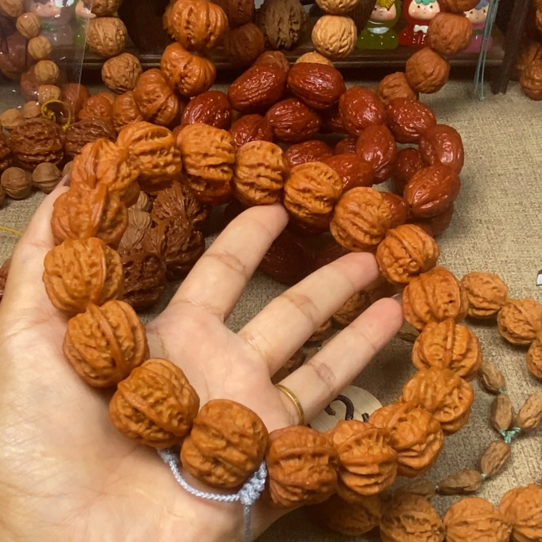 _***0吊坠文玩核桃八棱手持文玩核桃