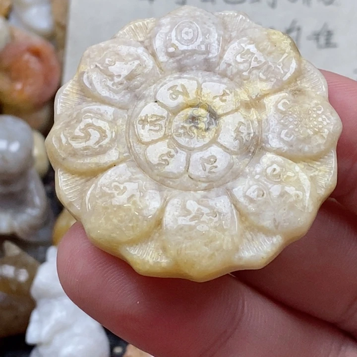 颈饰未镶嵌硅化珊瑚（珊瑚玉）