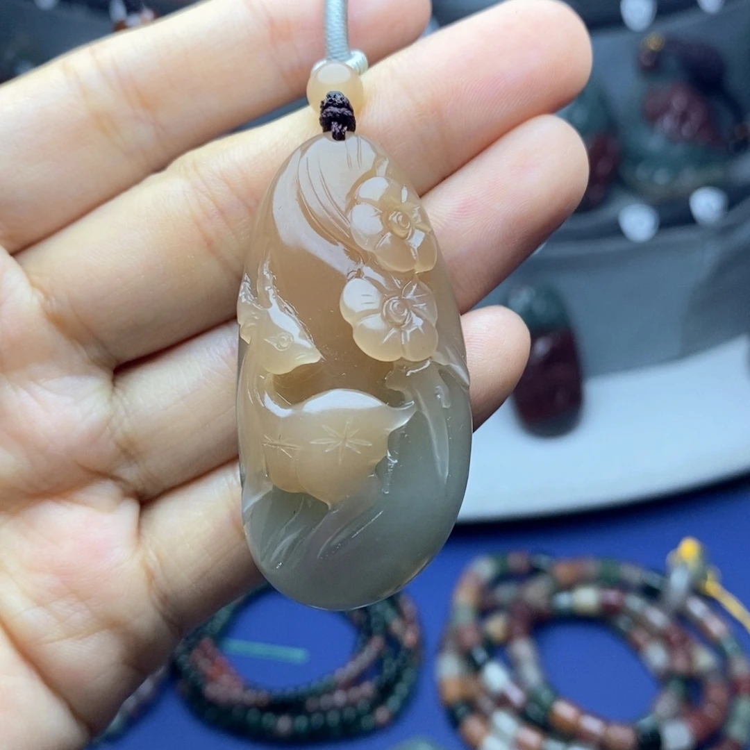 未镶嵌吊坠(不含链)玛瑙/玉髓
