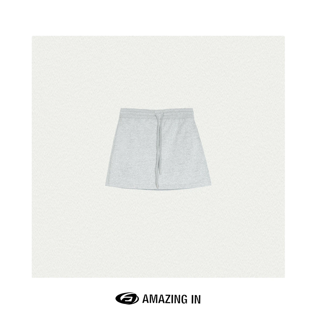 AMAZING IN | 1oo%棉 | 自带安全裤A字短裙 A250509-AI55BSK98778