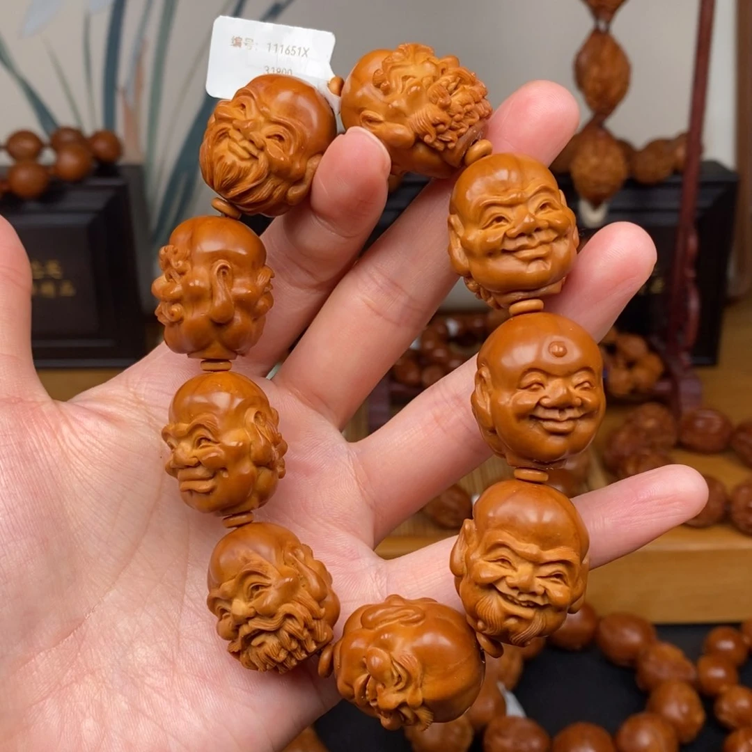 手串橄榄核许忠英老师欢喜罗汉2.4×2.65