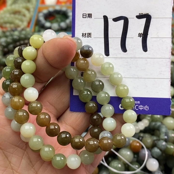 和田玉手链未镶嵌拍一发一