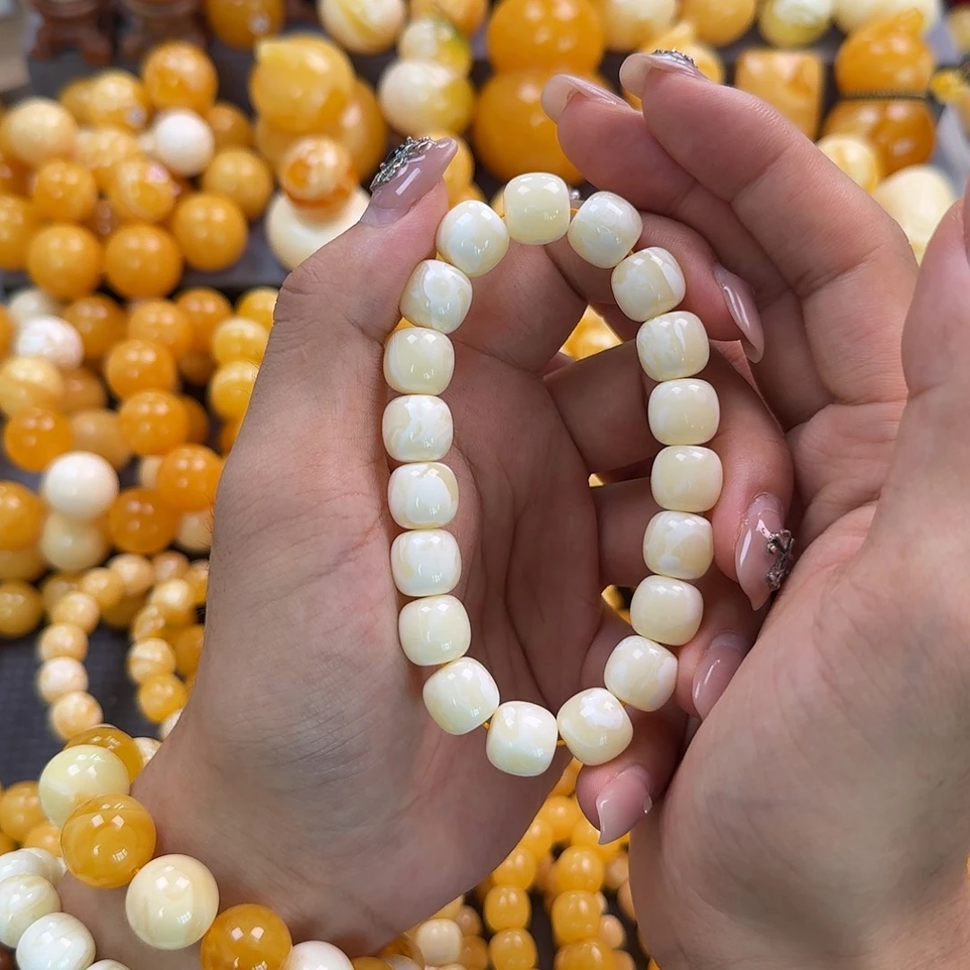 蜜蜡未镶嵌珠宝奇石同料12mm