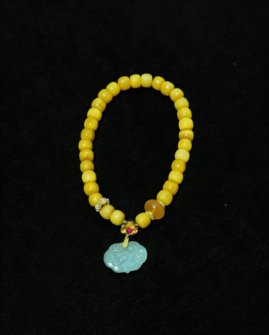 N7005蜜蜡DIY手链（多样性发一）