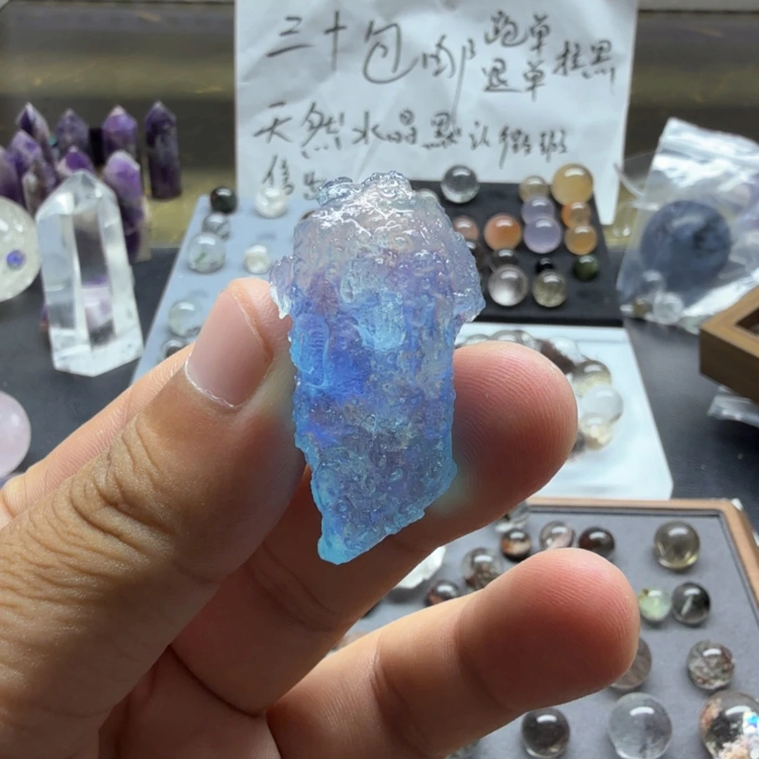 摆件水晶未镶嵌吊坠原石