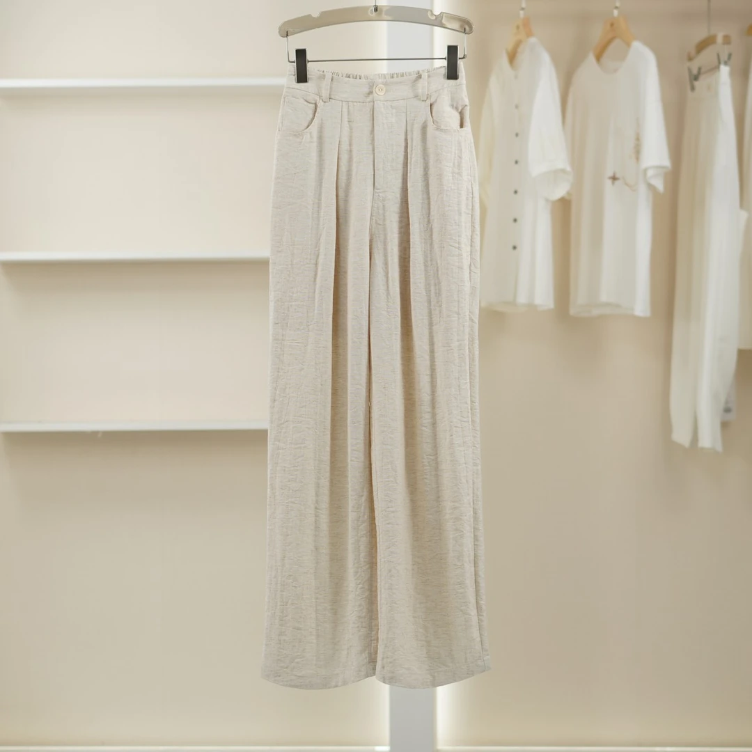 麦迪尚品【崔】50512121舒适轻薄宽松西装裤春夏女装商场专柜