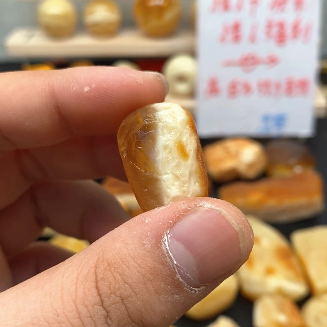 定制琥珀未镶嵌陆*天然蜜蜡原石加工不退不换