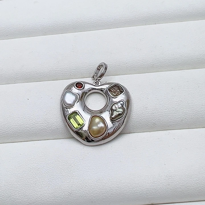 海水珍珠颈饰银S925镶嵌