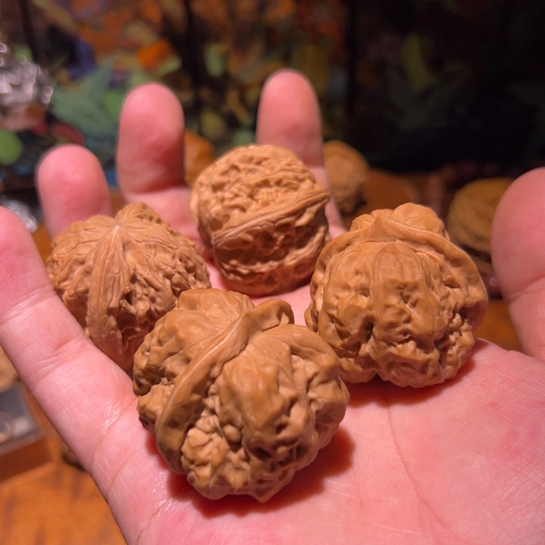 北***幽文玩核桃吊坠38全品蛤蟆头➕山地磨盘