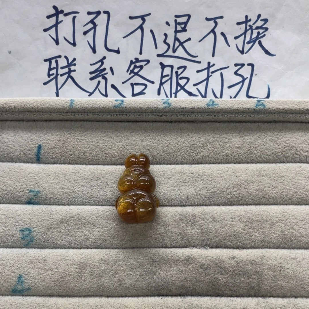 ˙***到琥珀未镶嵌裸石天然琥珀