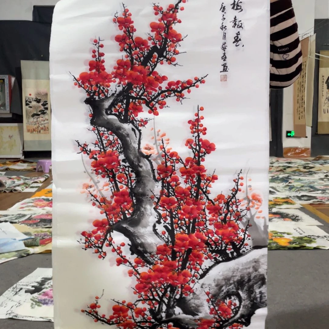 国画国画作品画心一张