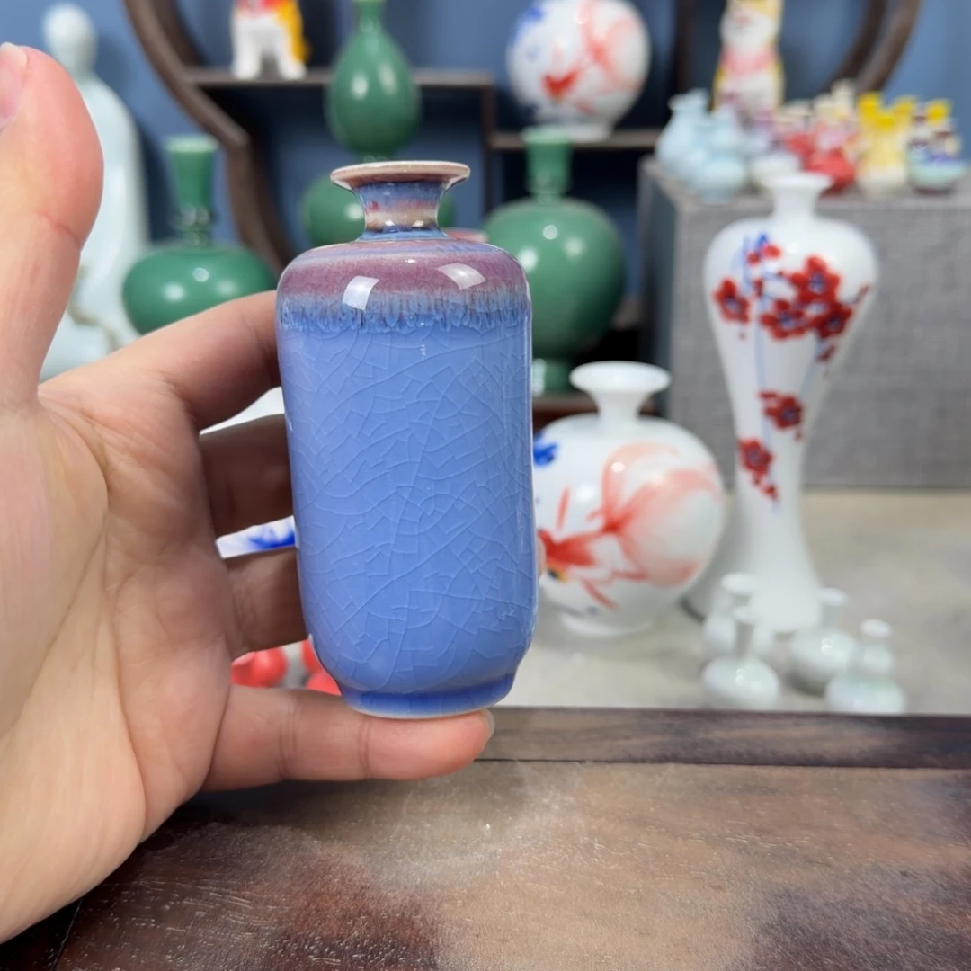 陶瓷手工小花器摆件