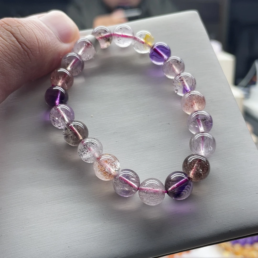 水晶手串未镶嵌超七手串