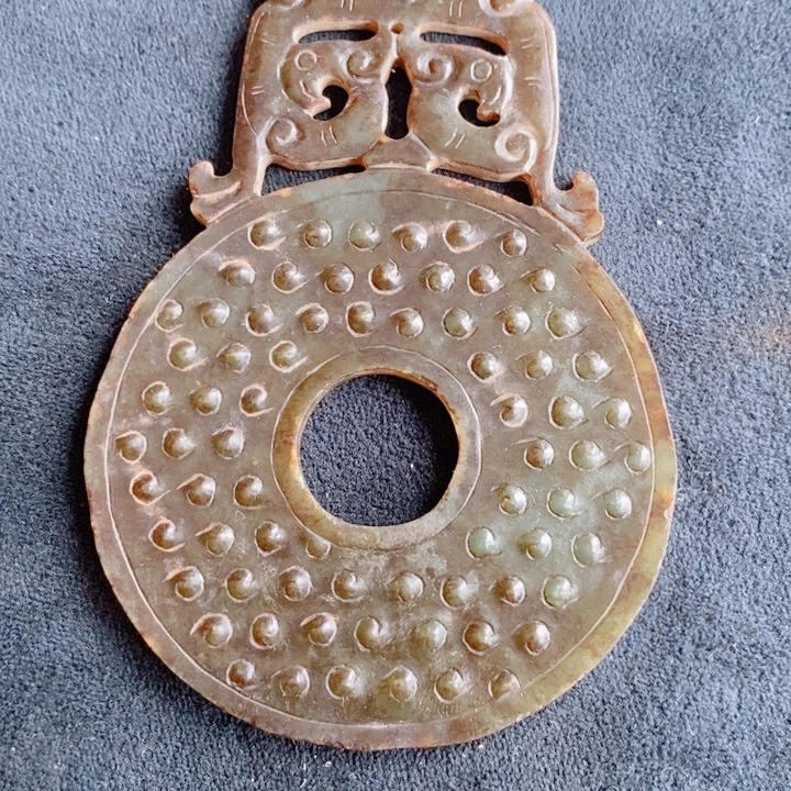 银S925镶嵌和田玉（糖玉）挂件