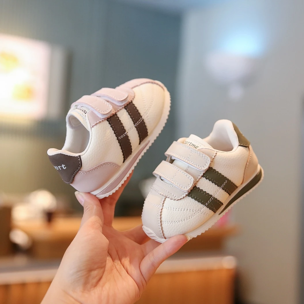 Sportmern婴儿鞋子男宝宝春秋软底透气女宝学步鞋小童鞋德训鞋