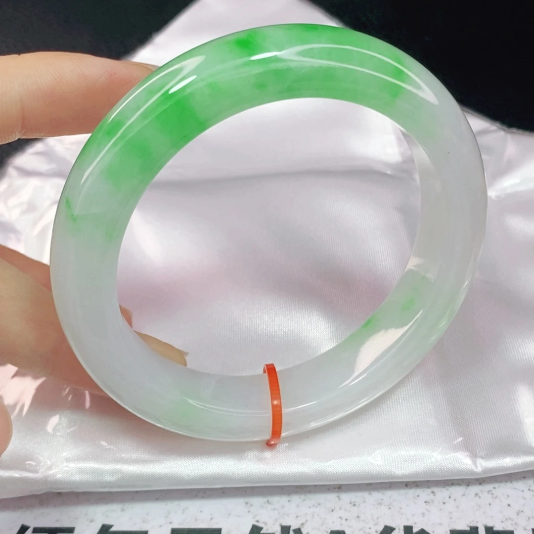 未镶嵌手镯翡翠57.1正圈
